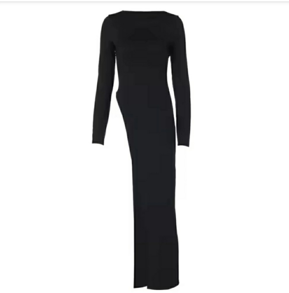 Black Women's Asymetrical Top